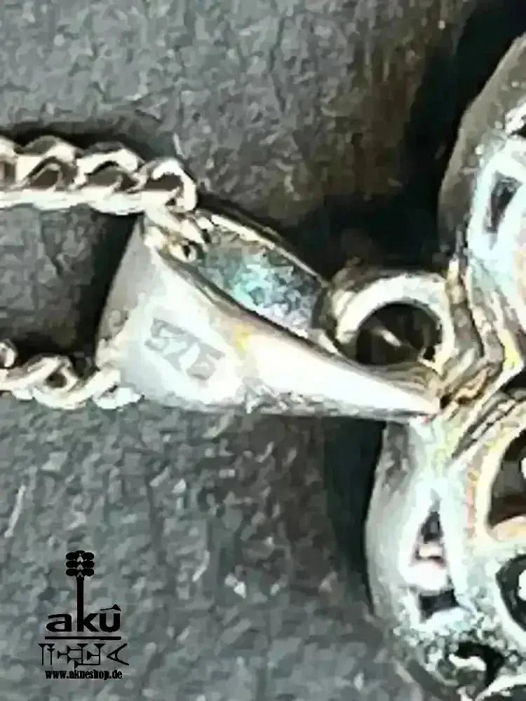 Herz Halskette, Vintage 925er Silber, Valentinstage Geschenke, LIEBE trend - AkueShop