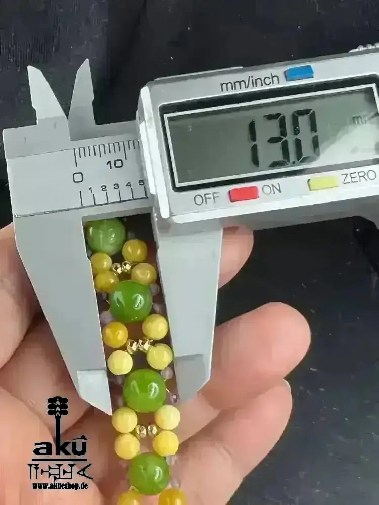 LÖWE Peridot Bernstein Amethyst Armband, vergoldet Schmuck, natürliche Edelsteine, kahribar, Chakren Heilungsenergie - AkueShop
