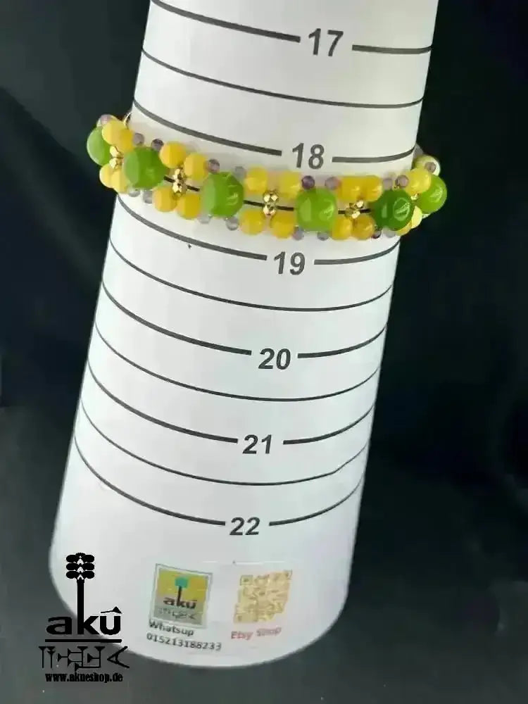 LÖWE Peridot Bernstein Amethyst Armband, vergoldet Schmuck, natürliche Edelsteine, kahribar, Chakren Heilungsenergie - AkueShop