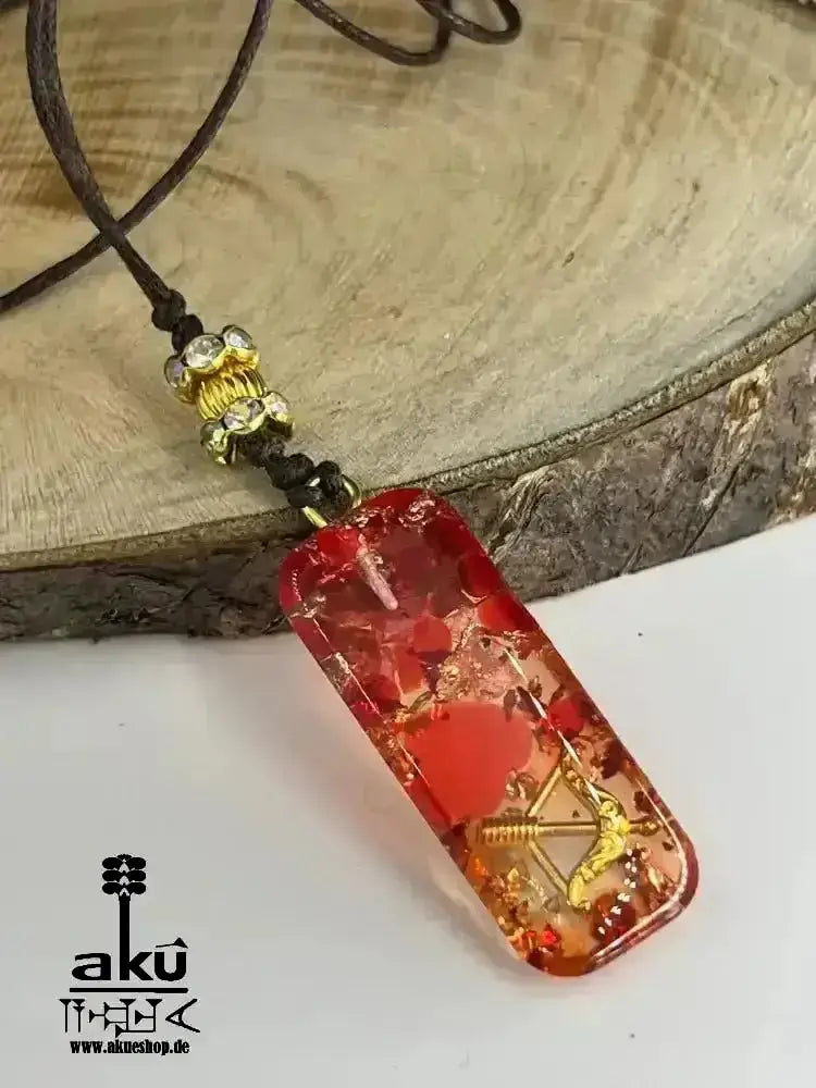 Sternzeichen Halskette, Harz handgefertigt Krebs Schütze Widder - AkueShop