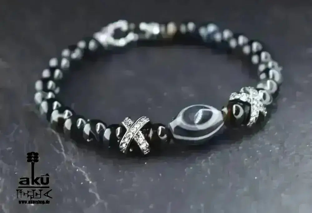 Sulemani Akik Armband Aqeeq natürlich Sülemani Achat Wurzelchakra fitness energie - AkueShop