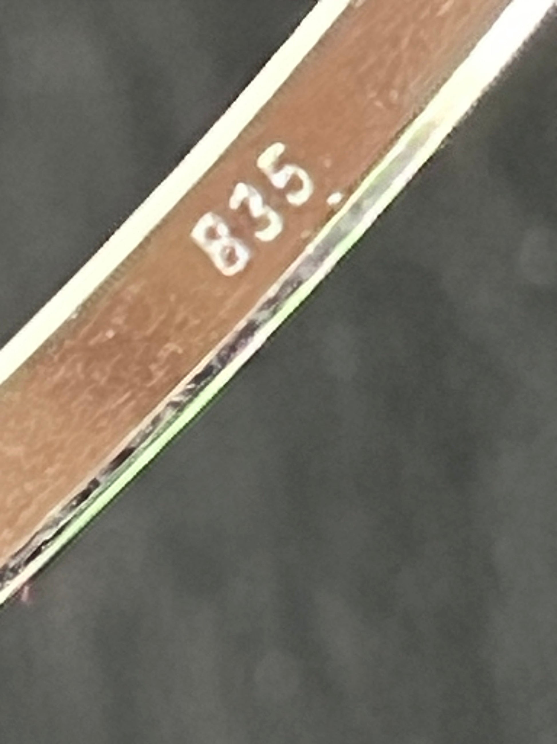 6 Armreifen im Kreis Vintage Jahre ‘60 aus 835er Silber massive