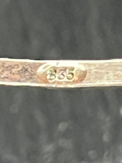 6 Armreifen im Kreis Vintage Jahre ‘60 aus 835er Silber massive