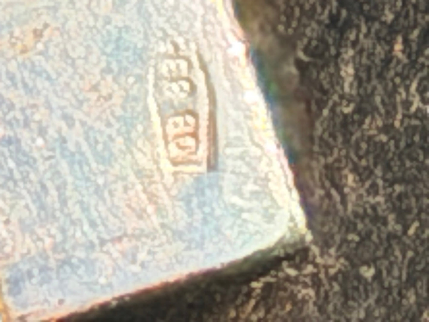 1980er Vintage Streifenarmband, 835er Silber, sicherer Verschluss