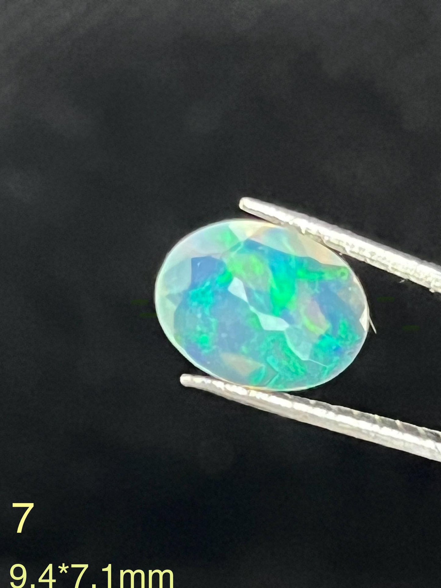 Opal lose Juwel Gemstones Edelstein Äthiopisch Welo Fullfire white schliff Faceted