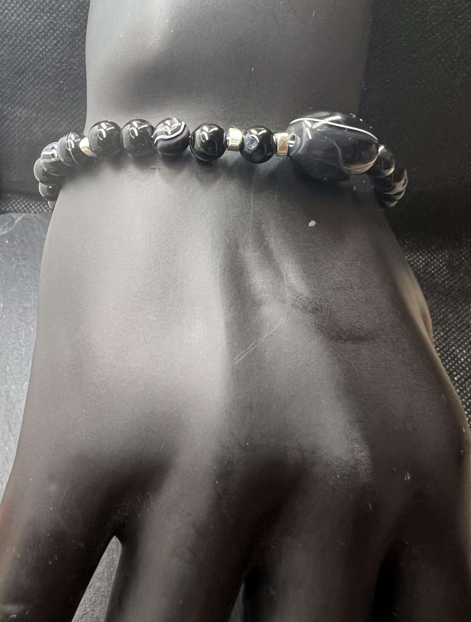 Suleimani Agate bracelet armband natural stone achat handmade 