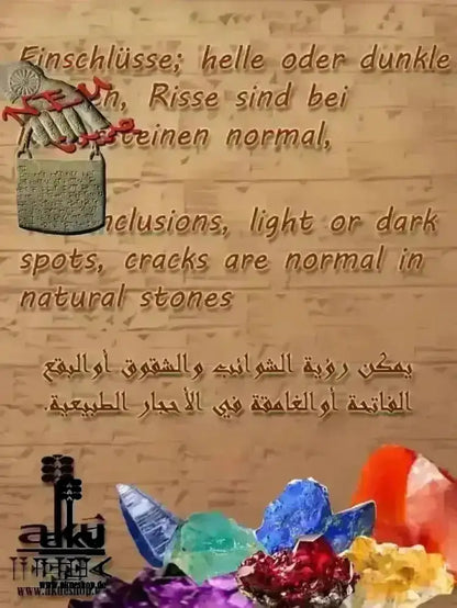 A+ Amethyst, Granat und Katzenauge Natursteine, Kronen - & Herzchakras Meditationsenergie - AkueShop