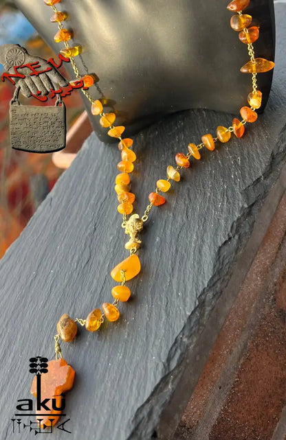 Bernstein Rosenkranz Vintage natürliches unbehandeltes Stein Rosenkränze, Vintage Baltische Bernstein Gebetskette.