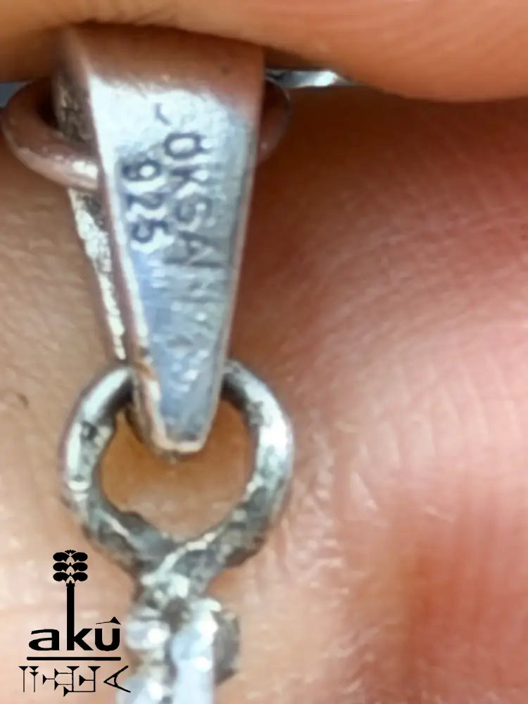 Labradorit Tesbih 33, natuerlicher Edelstein, islamisches Misbaha, riesig in 925 Silber