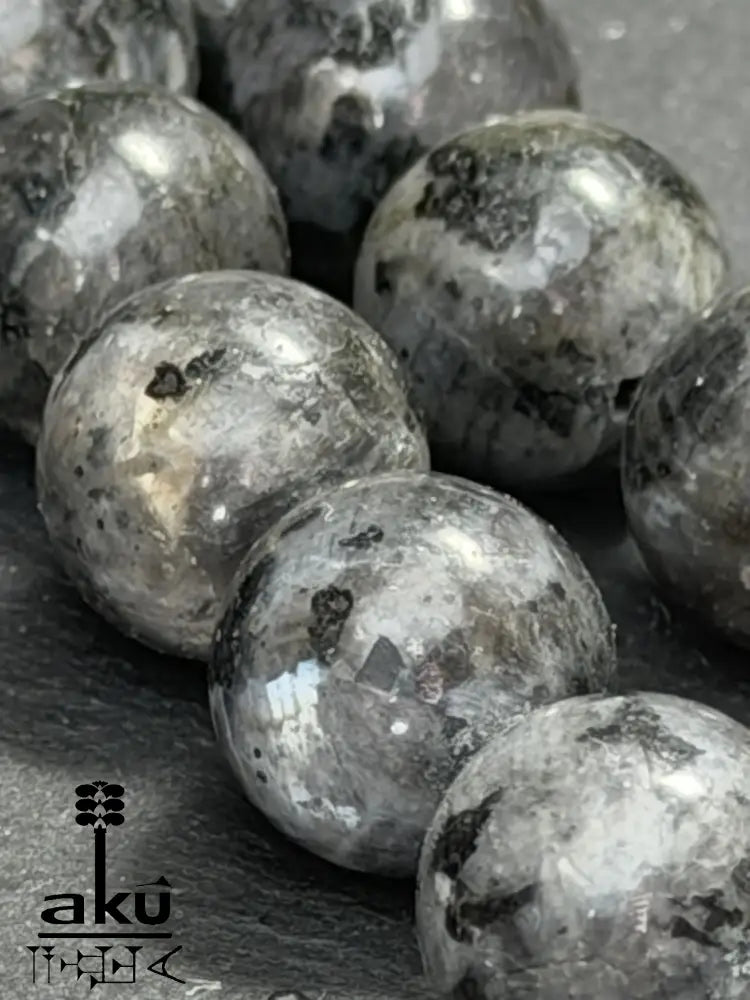 Labradorit Tesbih 33, natuerlicher Edelstein, islamisches Misbaha, riesig in 925 Silber