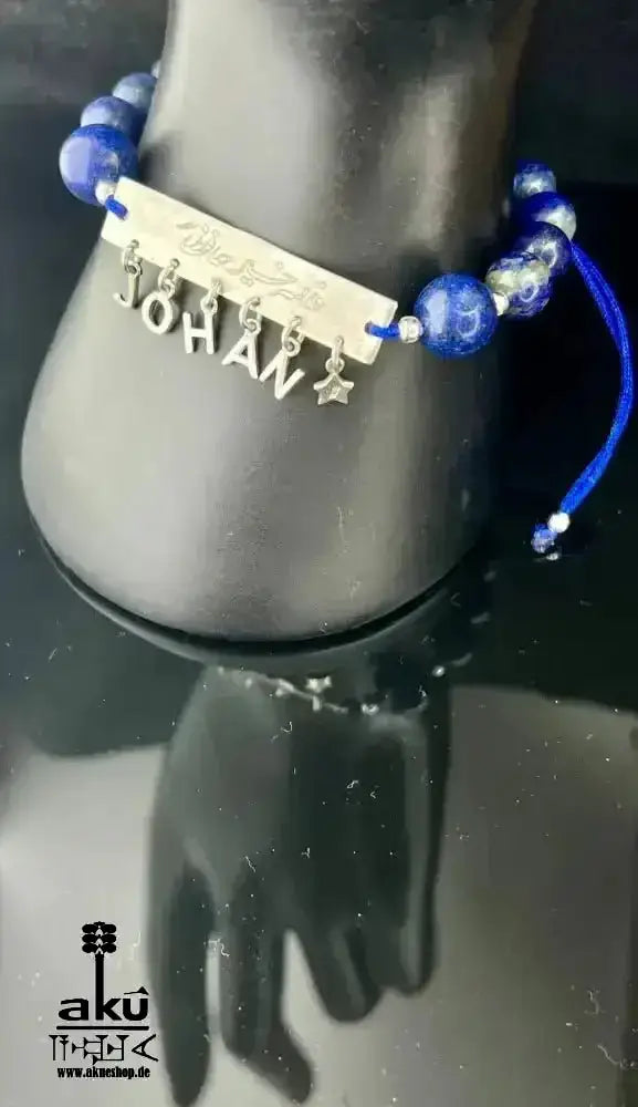Lapislazuli Jade Achat Armband Geschenk, 925 Silber Damen personalisierte Schmuck - AkueShop