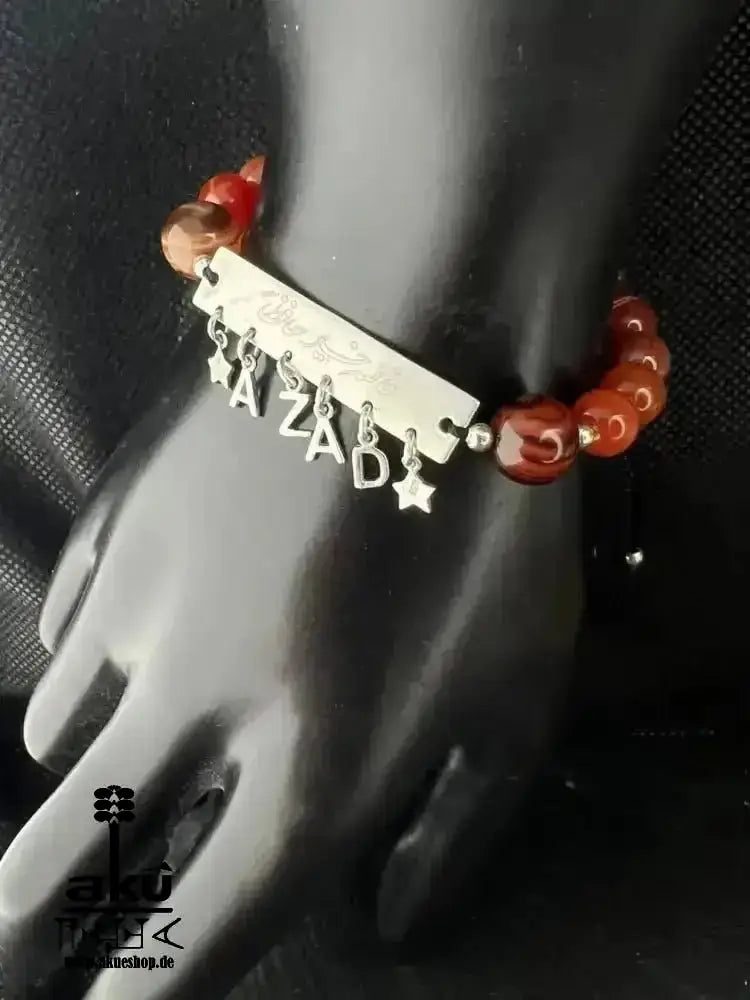Lapislazuli Jade Achat Armband Geschenk, 925 Silber Damen personalisierte Schmuck - AkueShop
