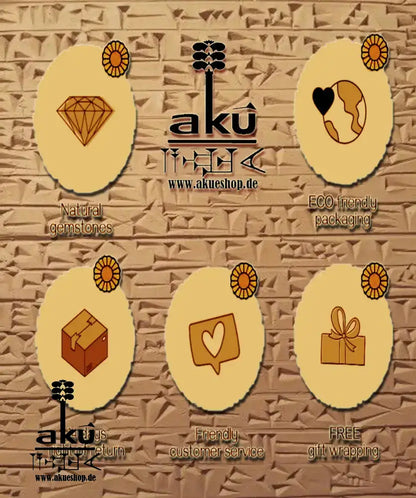 Natürliche weiße OPAL Lavalier Halskette, Hamsa Fatima böser Blickschutz, Lapislazuli Chakra - AkueShop