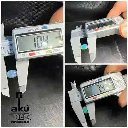Natürlicher Weißer Opal 7 facettierte Edelsteine 7.5Ct vollfeuer Äthiopisch unbehandelt - AkueShop