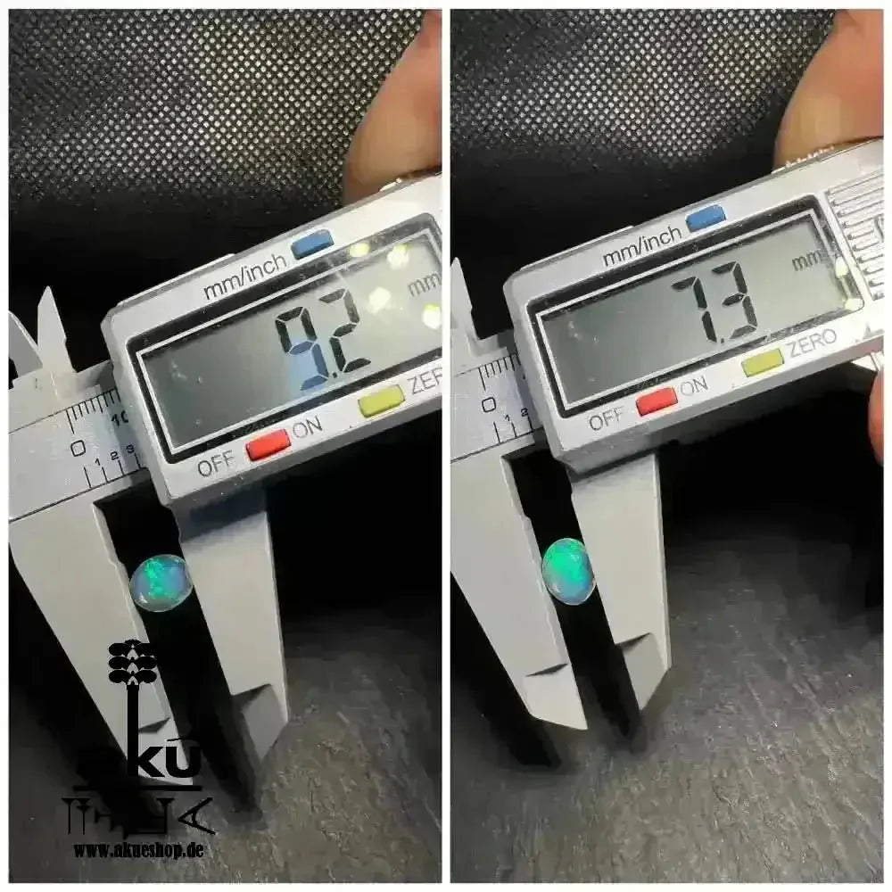 Natürlicher Weißer Opal 7 facettierte Edelsteine 7.5Ct vollfeuer Äthiopisch unbehandelt - AkueShop
