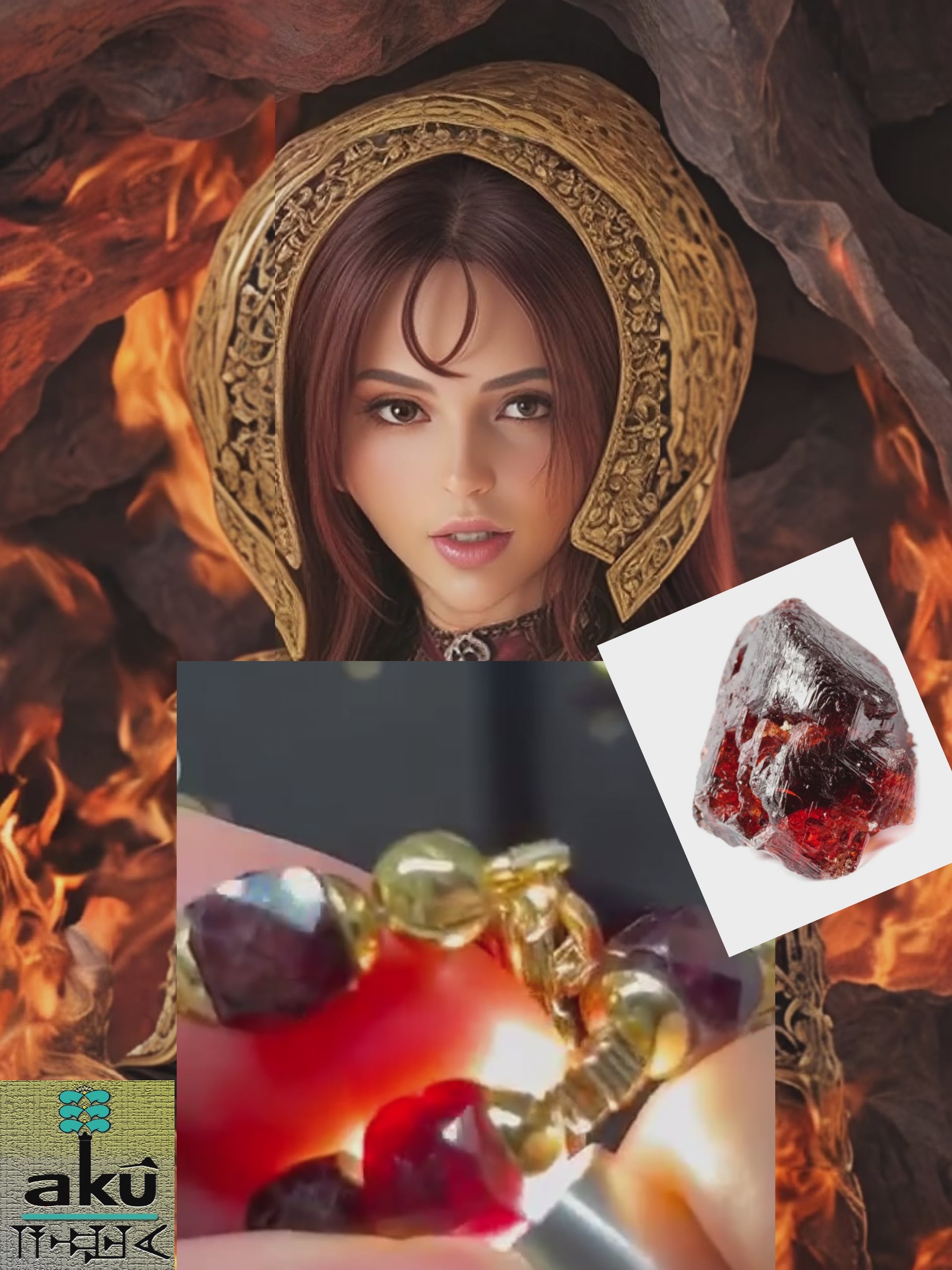 Video laden: Granat stein garnet stone capricorn zodiac luck stone steinbock sternzeichen akueshop