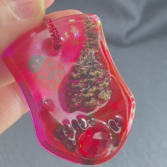 Buchstabe Schlusselanhänger, Harz handgefertigt.