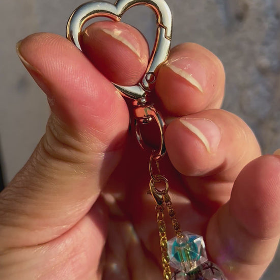 Acryl Handy Kette Perlen Handyband, böseblick Schütz Symbol