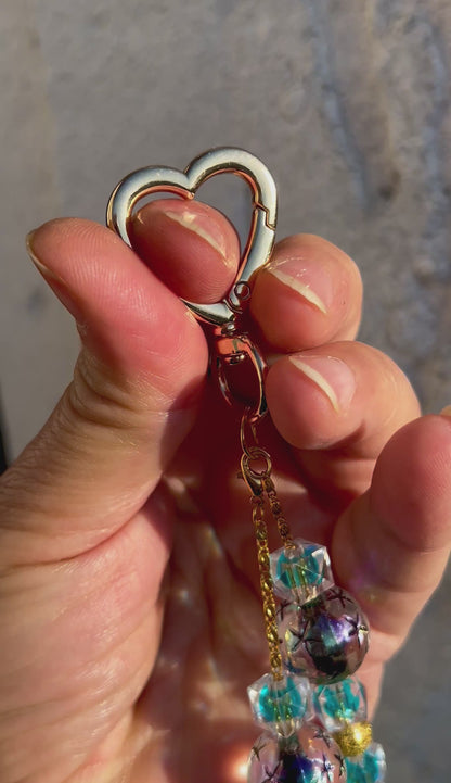 Acryl Handy Kette Perlen Handyband, böseblick Schütz Symbol