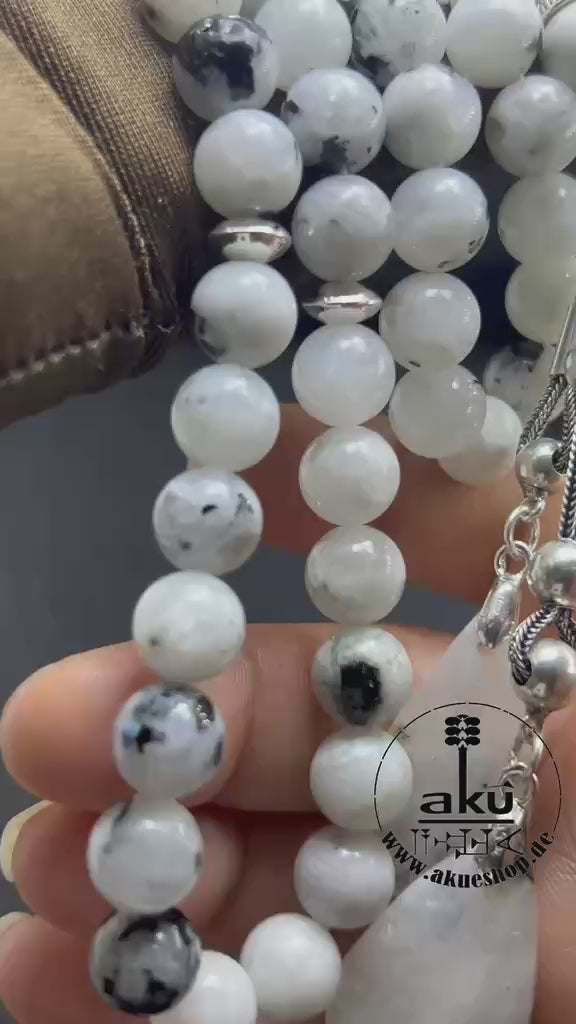Video laden: Mondstein natürliche Steine, regenbogen Farben, AkueShop Produkte, 925er silber, handgefertigt schmuck