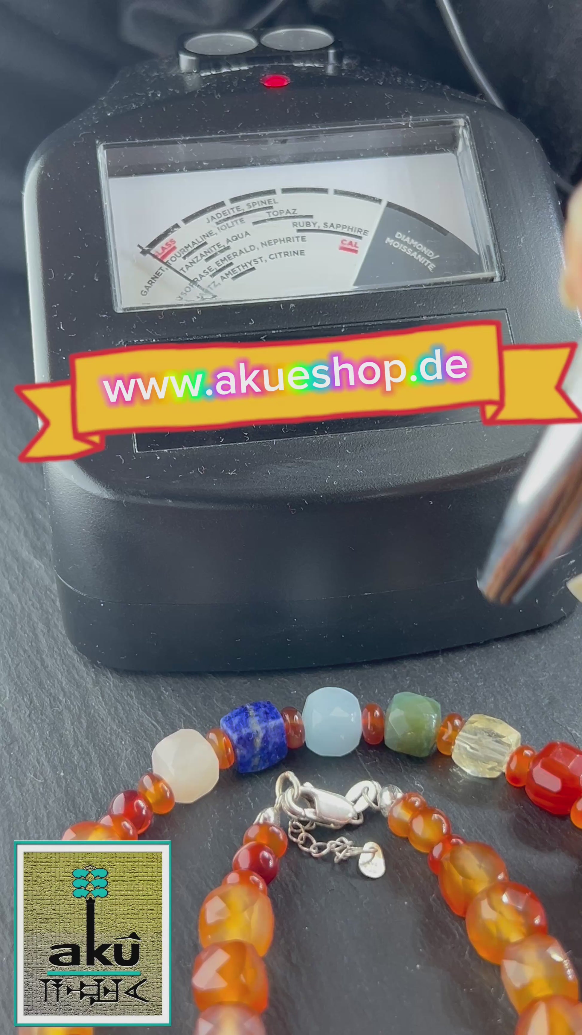 7Chakren Halskette Collier 925Er Silber Natürliche Edelsteine Karneol Achat Krone Drittes Auge