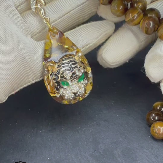 Tigerauge Tasbih, islamische Geschenke