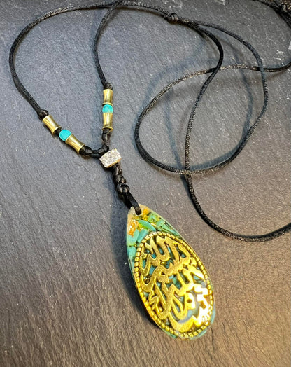resin harz necklace halskette handmade handgefertigt turquoise tuerkis schmuck geschenk gift deutschland germany 
