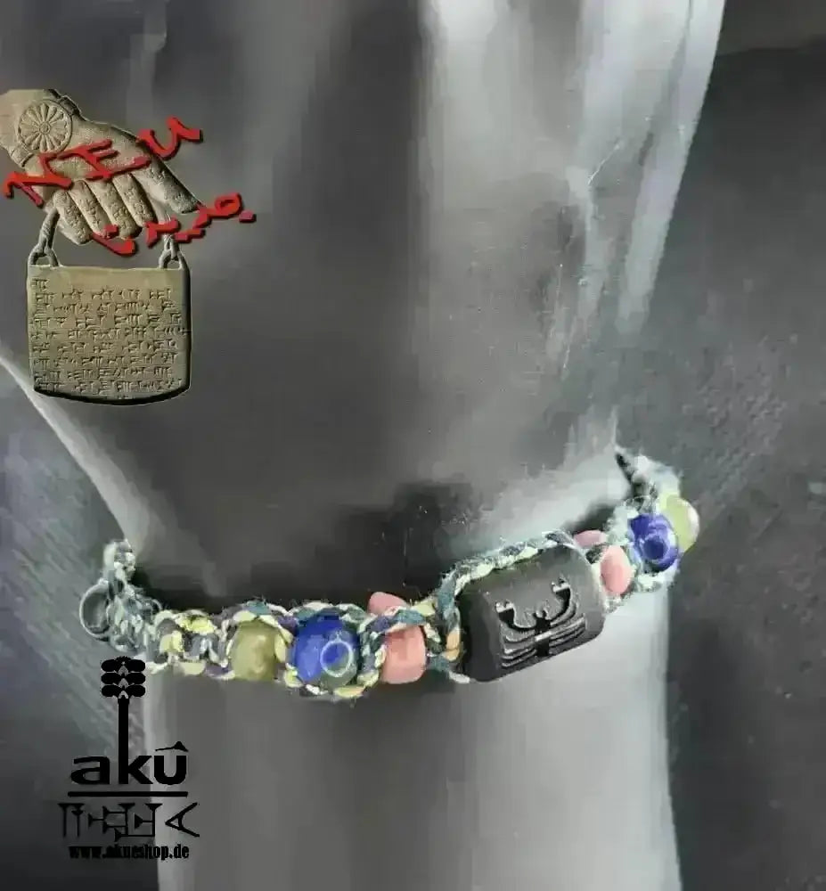 Skorpion Sternzeichen Glückssteine Armband, Edelsteine Labradorit, Lapislazuli, Rhodonit & Achat - AkueShop