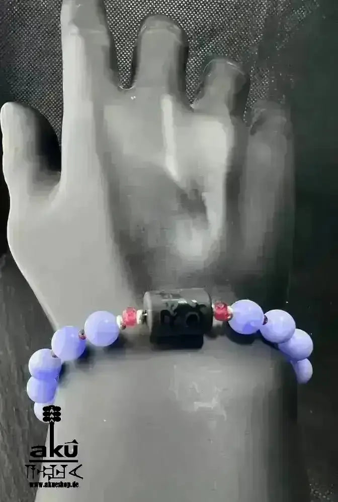 Steinbock Armband Sternzeichen Glückskristalle , natürliche Edelsteine, Spitzenachat Granat Chakren positive Energie handgemachte Reiki Meditation Heilung - AkueShop