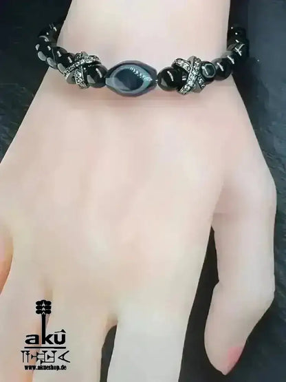 Sulemani Akik Armband Aqeeq natürlich Sülemani Achat Wurzelchakra fitness energie - AkueShop
