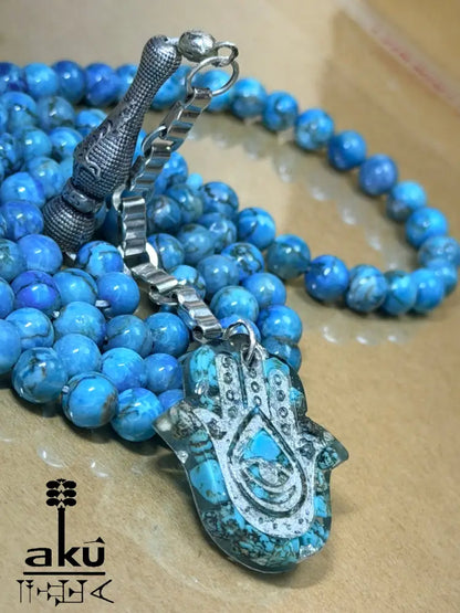 925er Silbere Quaste Hamsa Anhänger
