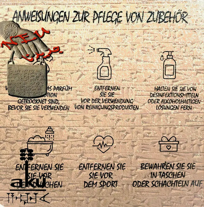 Anweisungen zur Pflege von Zubehör, AkueSop Produkte