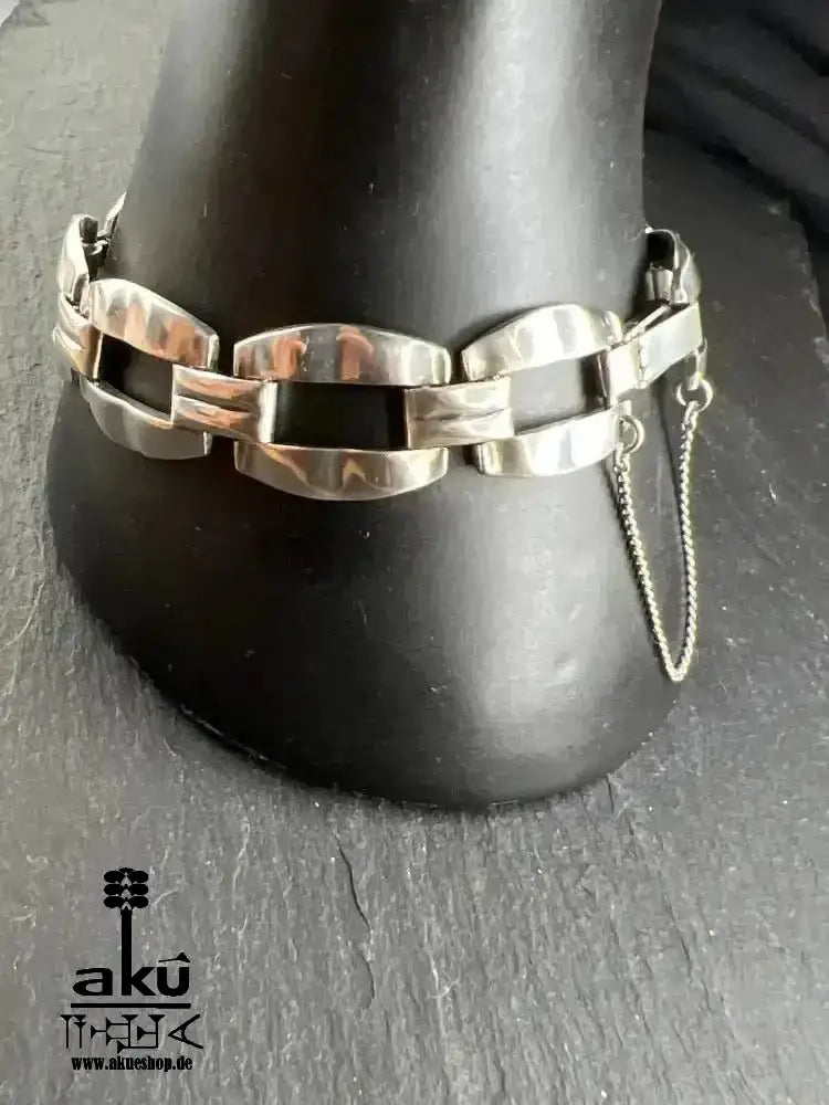 Vintage breites Armband 835 Silber massive Ausführung - AkueShop