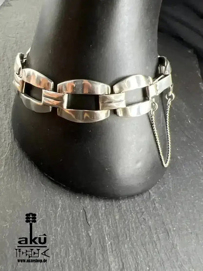 Vintage breites Armband 835 Silber massive Ausführung - AkueShop