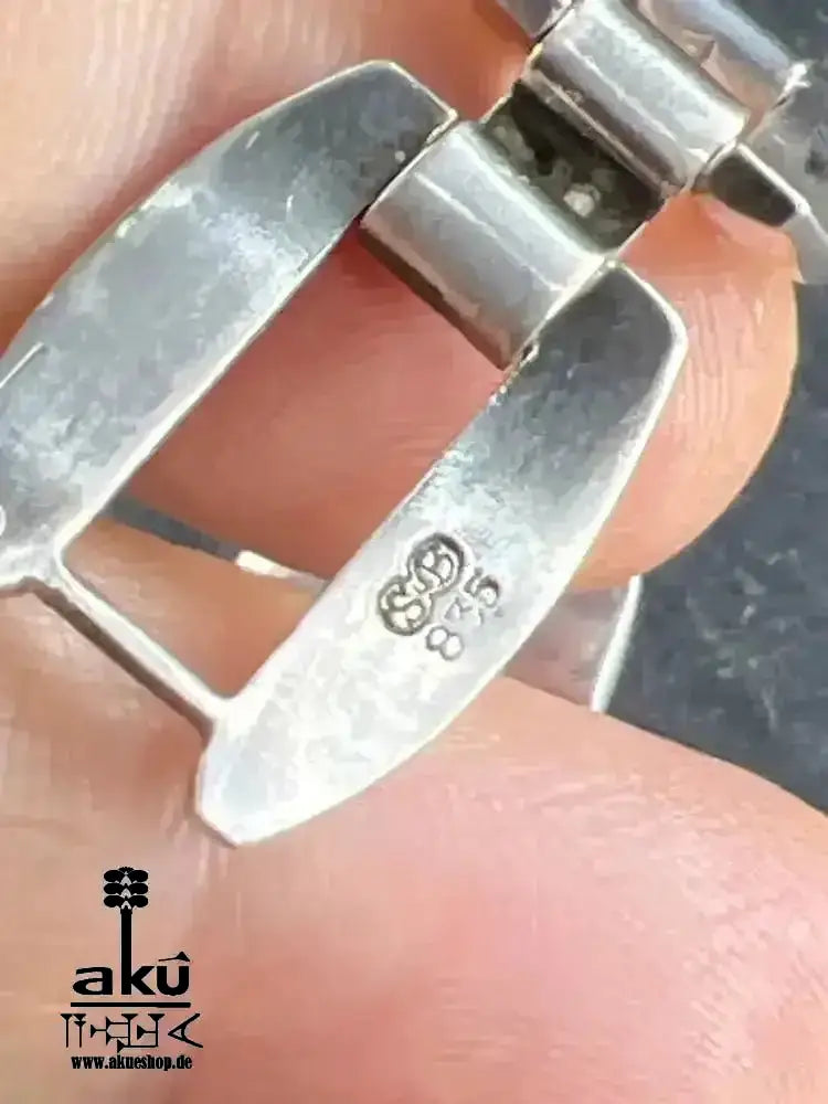 Vintage breites Armband 835 Silber massive Ausführung - AkueShop