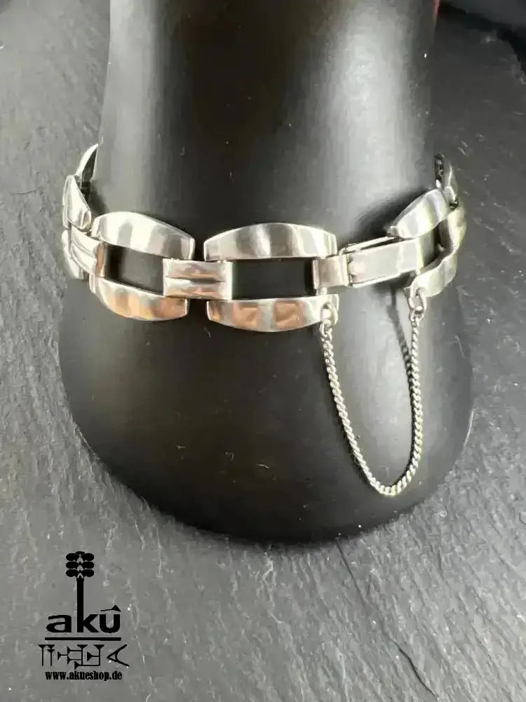 Vintage breites Armband 835 Silber massive Ausführung - AkueShop