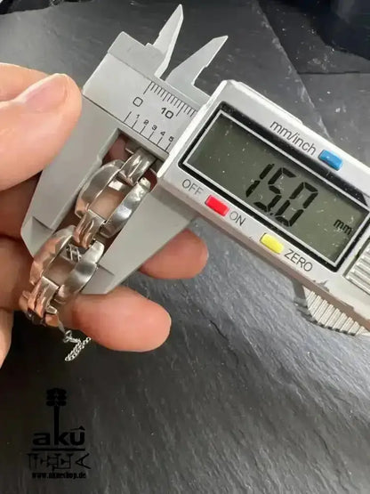 Vintage breites Armband 835 Silber massive Ausführung - AkueShop