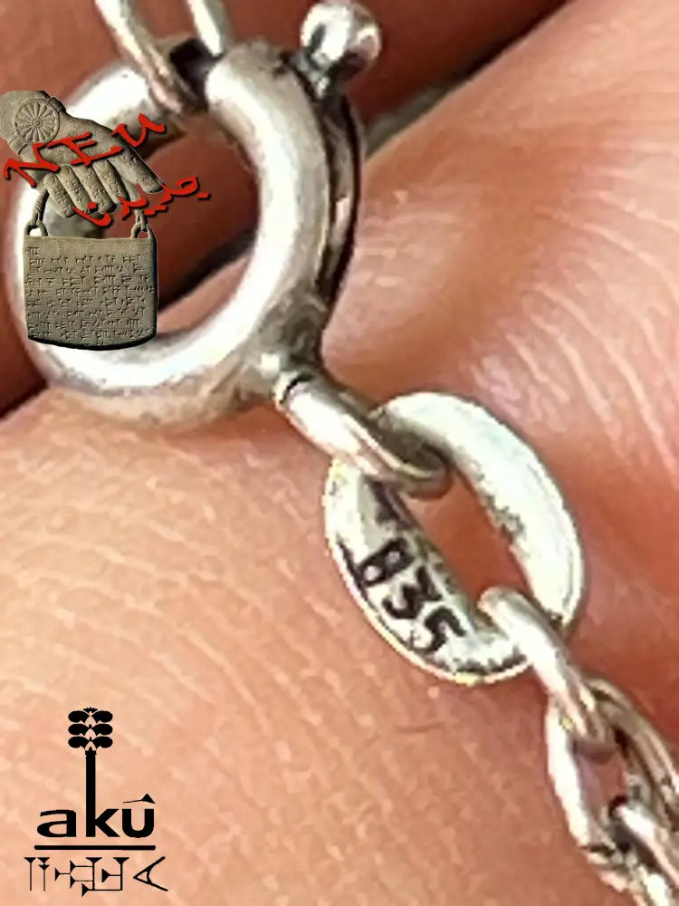 Vintage Citrin Anhänger mit Rohkristall in 835 Silber