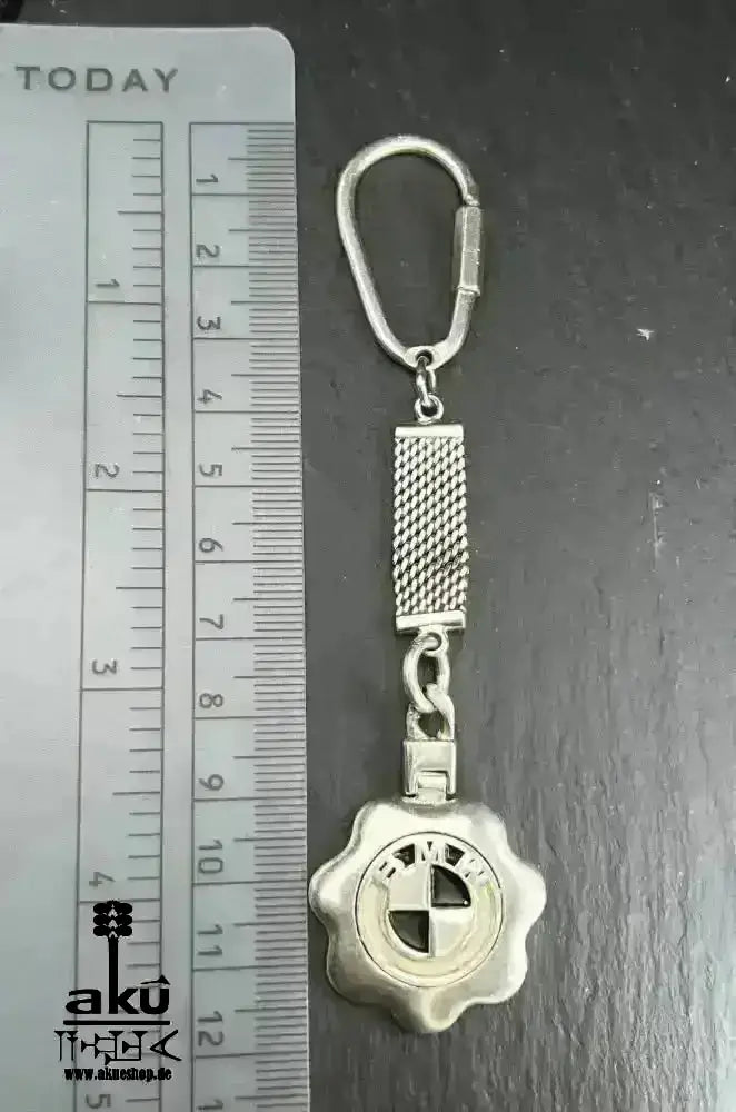 Vintage Schlüsselanhänger 925er Silber, BMW Autoliebhaber Geschenk, luxuriös - AkueShop