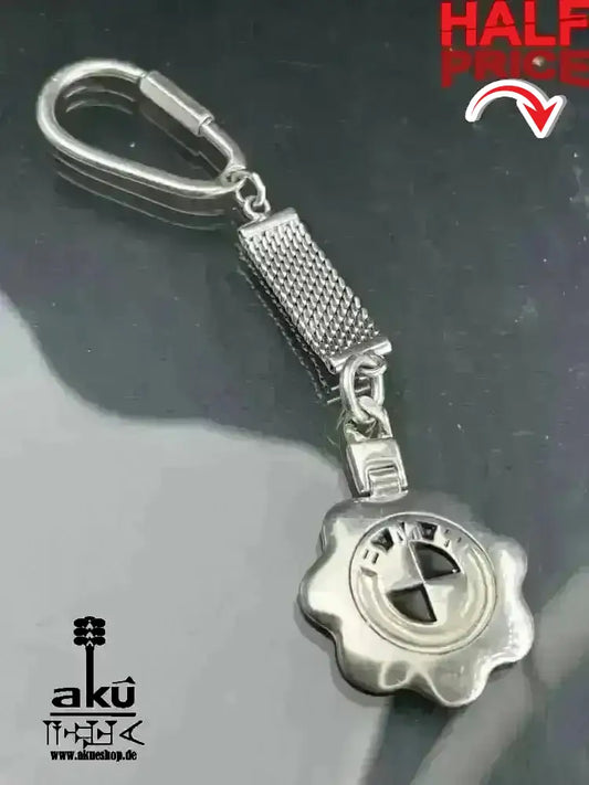 Vintage Schlüsselanhänger 925er Silber, BMW Autoliebhaber Geschenk, luxuriös - AkueShop