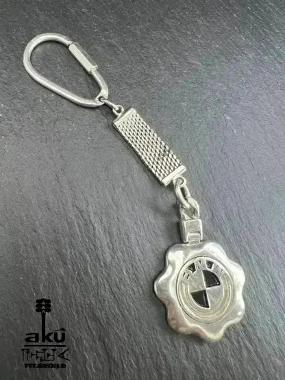 Vintage Schlüsselanhänger 925er Silber, BMW Autoliebhaber Geschenk, luxuriös - AkueShop